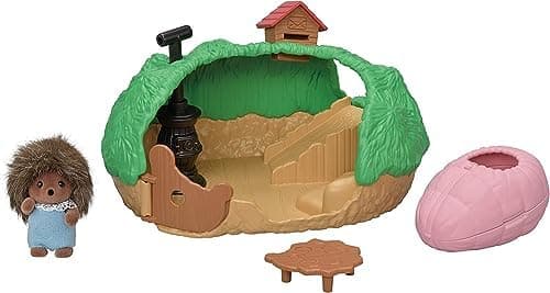 Sylvanian Families - Esconderijo do Ouriço Bebê Conjunto de Figuras, 3+ Anos, Multicor, 5453
