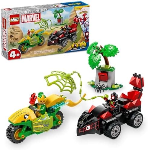 LEGO Spidey Perseguição com Veículos de Dinossauro 11198 (124 Peças)