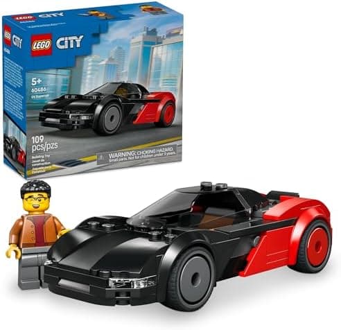LEGO City Supercarro Elétrico e Minifigura 60486 (109 Peças)