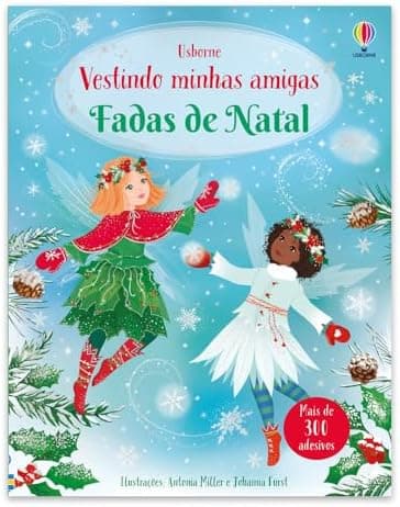 Fadas de natal: vestindo minha amigas