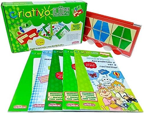Jogo Criativo Luk Kit Com 5 Livros E 1 Estojo Carimbras Carimbras